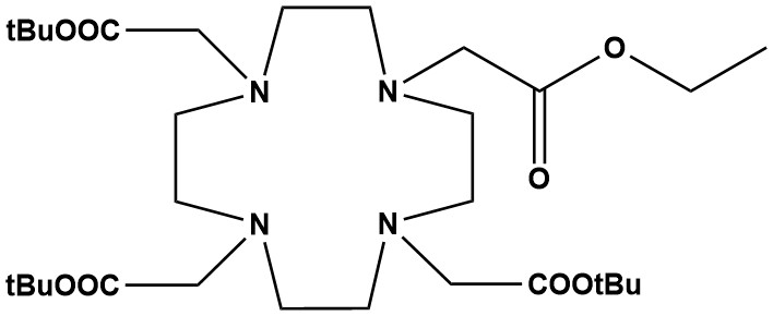 tri-tert-butyl 2,2′,2”-(10-(2-ethoxy-2-oxoethyl)-1,4,7,10-tetraazacyclododecane-1,4,7-triyl)triacetate