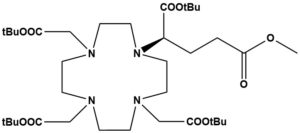 1-(tert-butyl) 5-methyl (R)-2-(4,7,10-tris(2-(tert-butoxy)-2-oxoethyl)-1,4,7,10-tetraazacyclododecan-1-yl)pentanedioate