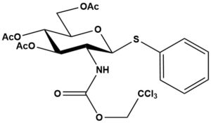 Phenyl 3,4,6-Tri-O-acetyl-2-deoxy-1-thio-2-(2,2,2-trichloroethoxyformamido)-β-D-glucopyranoside