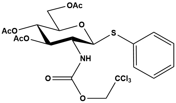 Phenyl 3,4,6-Tri-O-acetyl-2-deoxy-1-thio-2-(2,2,2-trichloroethoxyformamido)-β-D-glucopyranoside