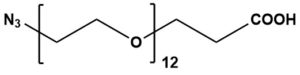 N<sub>3</sub>-PEG<sub>12</sub>-COOH
