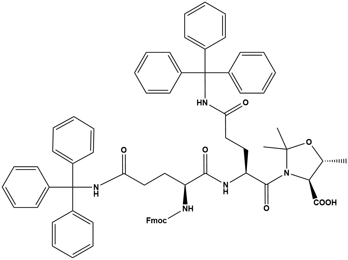 Fmoc-Gln(Trt)-Gln(Trt)-Thr[psi(Me,Me)Pro]-OH